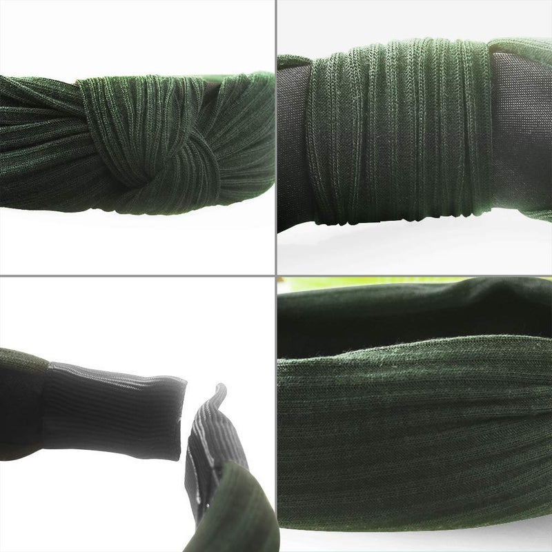 Emoly Upgraded 10 Pieces Wide Headbands Knot Turban Headband Hair Band Elastic Hair Accessories for Women, 10 Colors - Image 4